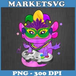 axolotl video game png, gamer beads mardi gras boys men png, axolotl mardi gras carnival png, mardi gras new orleans
