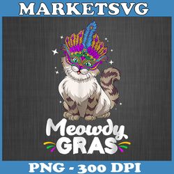mardi gras kitten cat png, meowdi gras png, cats lovers mardi gras png, mardi gras carnival party png, fat tuesday png