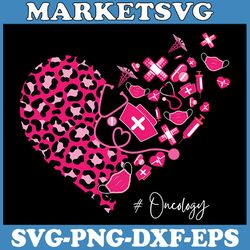 leopard heart stethoscope oncology nurse valentines day svg, valentine stethoscope svg, valentine's day heart stethoscop
