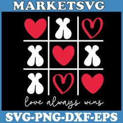 xoxo love alway wins valentines day tic tac toe red heart pullover hoodie