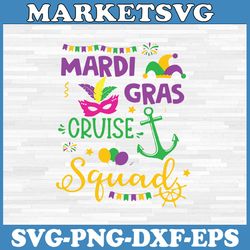 mardi gras cruise squad svg, happy mardi gras beads svg, family cruising trip matching, mardi gras love
