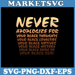 never apologize for svg, your blackness svg, black history svg, juneteenth 19, cricut, svg files, file for cricut