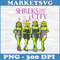 funny humour design ogre and the city png, shreks and the city png, png high quality, png, digital download