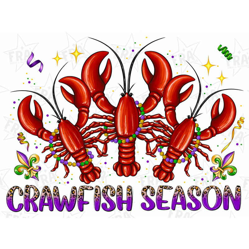 Crawfish season png sublimation design download, Happy Mardi Gras png, hand drawn crawfish png, Crawfish png, sublimate designs.jpg