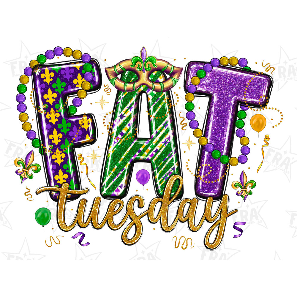 Fat Tuesday png sublimation design download, Mardi Gras Carnaval png, Happy Mardi Gras png, sublimate designs download.jpg