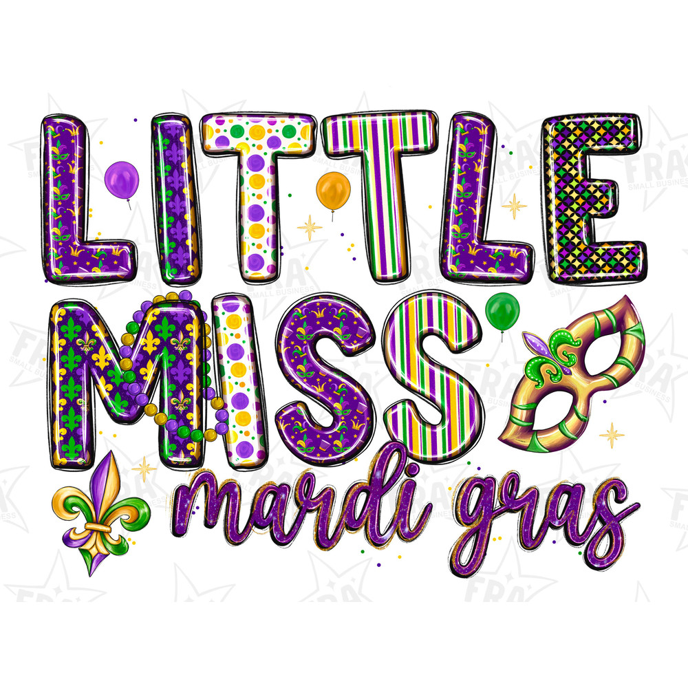 Little miss Mardi Gras png sublimation design download, Mardi gras png, little miss png, western Mardi gras png, sublimate designs download.jpg