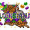 Louisiana map png sublimation design download, Louisiana png, Mardi Gras carnival png, Mardi Gras png, sublimate designs download.jpg