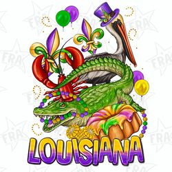 louisiana mardi gras png sublimation design download, happy mardi gras png, louisiana png, sublimate designs download