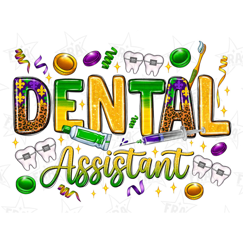 Mardi Gras Dental Assistant png sublimation design download, Happy Mardi Gras png, Mardi Gras Carnaval png, sublimate designs download.jpg