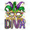 Mardi Gras diva png sublimation design download, Happy Mardi Gras png, Mardi Gras Carnaval png, jester hat png, sublimate designs download.jpg