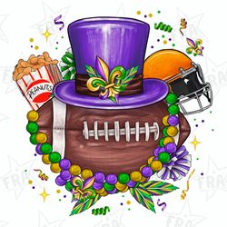 mardi gras football png sublimation design download, mardi gras png, mardi gras game, football mama png, football, subli