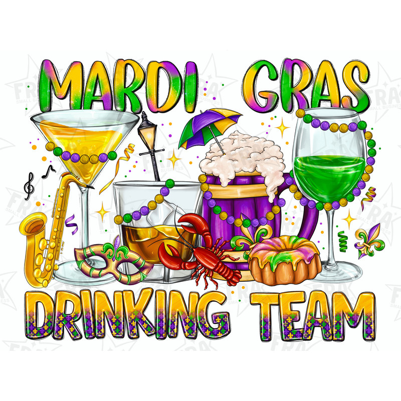 Mardi Gras drinking team png sublimation design download, Mardi Gras Cocktail, Happy Mardi Gras png, Mardi Gras drink png, sublimate designs.jpg