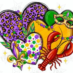 mardi gras hearts png sublimation design download, happy mardi gras png, mardi gras carnival png, sublimate designs down