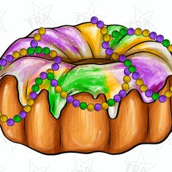 mardi gras king cake png sublimation design download, mardi gras png, mardi gras carnaval png, happy mardi gras png, des