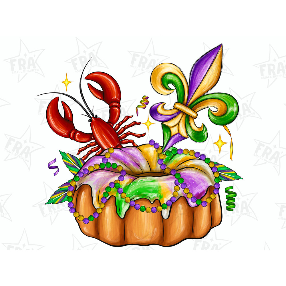 Mardi Gras king cake png sublimation design download, Mardi Gras png, Mardi Gras Carnaval png, Happy Mardi Gras png, designs download 2.jpg