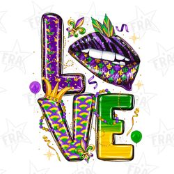 mardi gras love png sublimation design, mardi gras png, happy mardi gras png, mardi gras design, mardi gras hat png, mar
