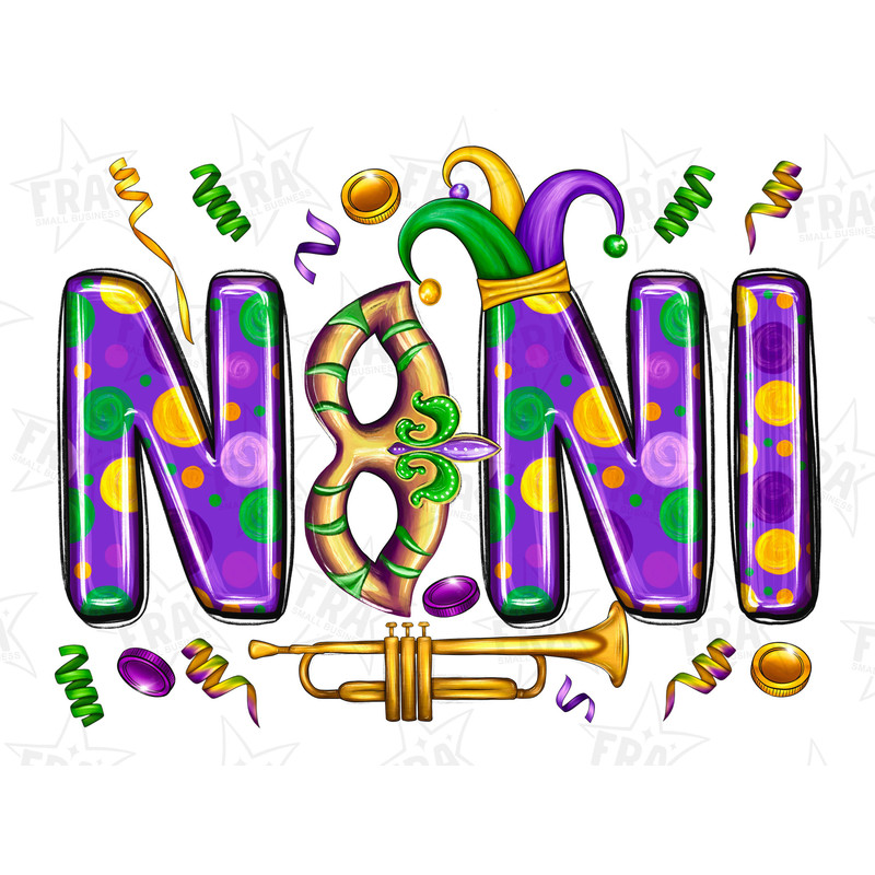 Mardi Gras Nini png sublimation design download, confetti Mardi Gras Nini png, bead png, Mardi Gras mask carnival png, sublimate designs.jpg