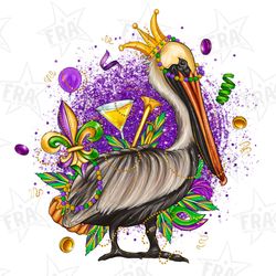 mardi gras pelican png,sublimation design,louisiana mardi map png,pelican,digital download,mardi gras png,mardi gras pel
