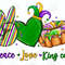 Peace Love King Cake Png Mardi Gras Sublimation Design, Mardi Gras Png, Mardi Gras Love Png, King Cake Png, Digital Download 1.jpg