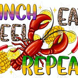 pinch peel eat repeat crawfish png sublimation design, mardi gras png, mardi gras crawfish png, pinch peel png design, d