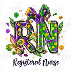 rn registered nurse png sublimation design download, happy mardi gras png, mardi gras nurse png,western nurse png,sublim