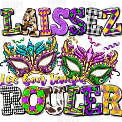 laissez les bon temps rouler png sublimation design download, mardi gras png, mardi gras png design, sublimate designs d
