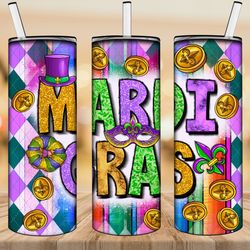mardi gras 20oz skinny tumbler png,mardi gras png, mardi gras tumbler png, glitter tumbler png, sublimate designs downlo