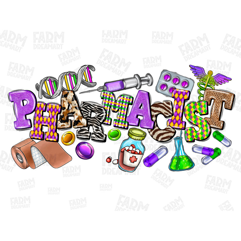 Mardi Gras Pharmacist png sublimation design download, Happy Mardi Gras png, western Pharmacist png, Medicine png,sublimate designs download.jpg