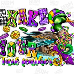 shake your tail feather png , mardi gras sublimation png , duck hunting sublimation png , mardi gras hunting sublimation