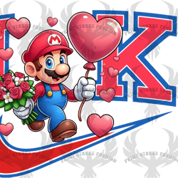 nike mario love svg digital download