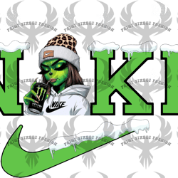 nike grinch girl svg digital download