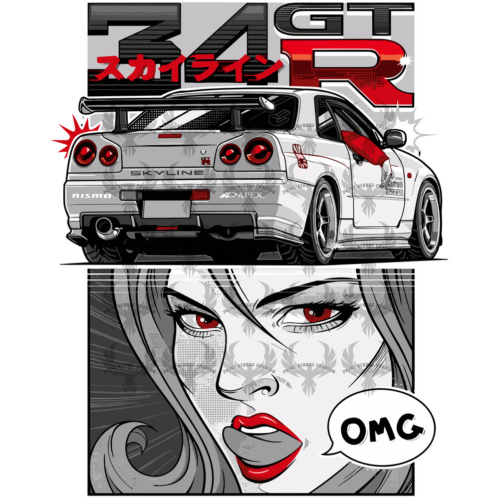 Legend Nissan Skyline GTR R34 01-filigrane.png