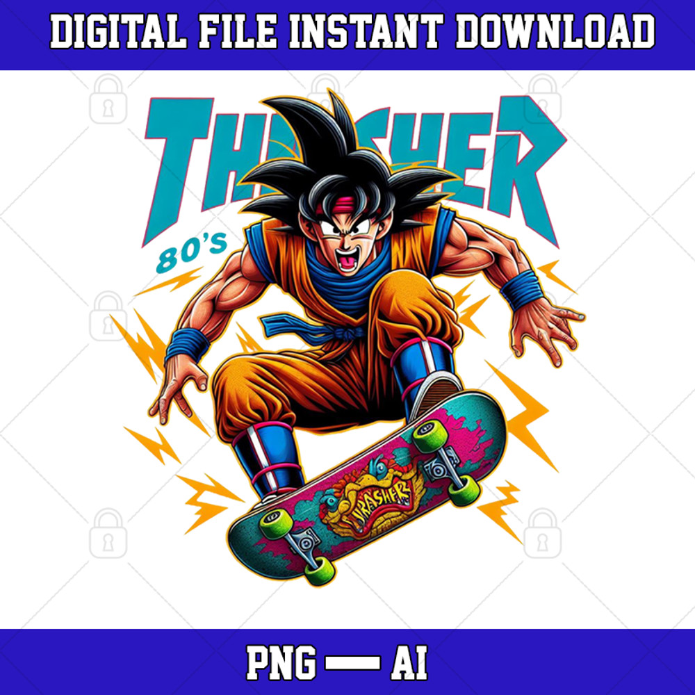 Thrasher Anime Dragon Ball Kid Son Goku-front.png