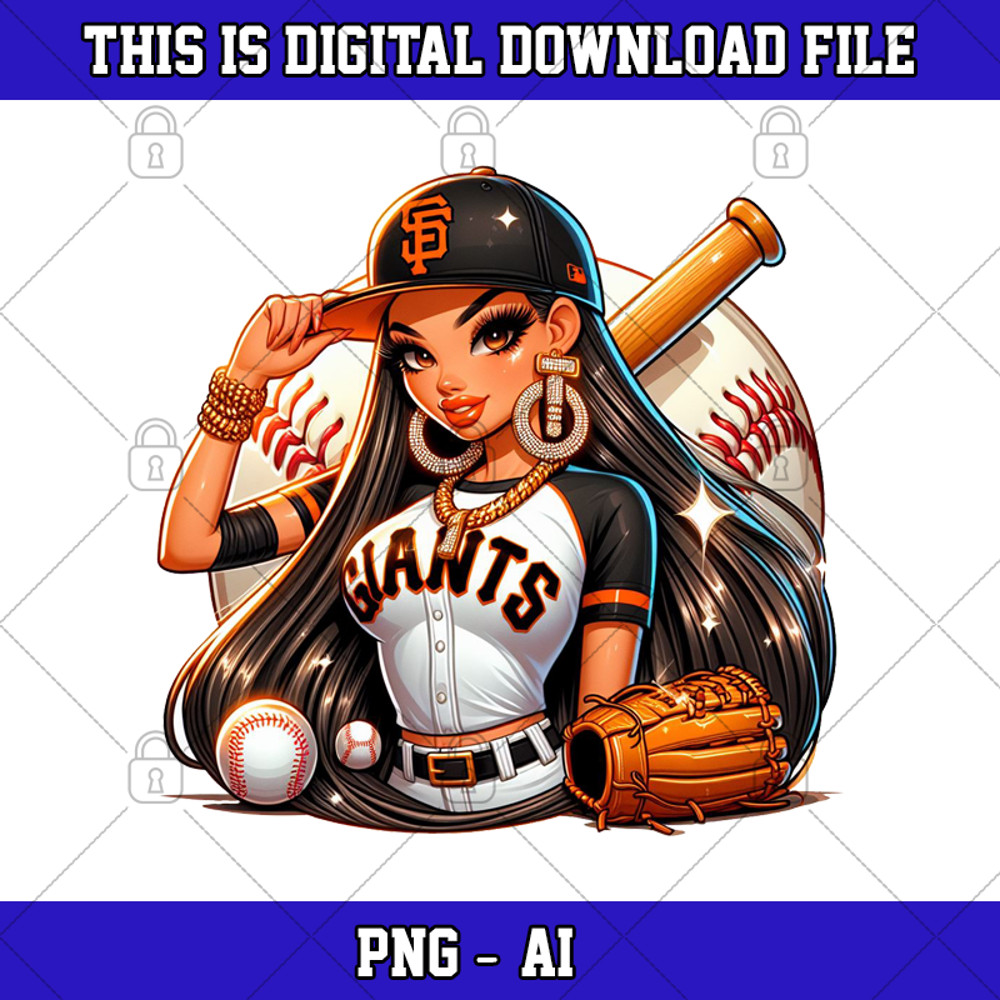 Giants baseball team American 21 year old woman 001-front.png