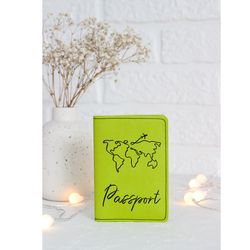 Passport wallet,Passport Cover,passport holder,Travel Gift