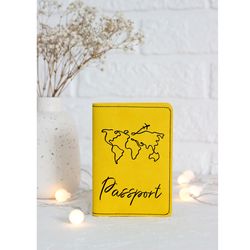 Passport wallet,Passport Cover,passport holder,Travel Gift, passport holder personalized