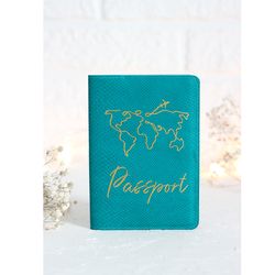Green Passport Cover, A Father's Day gift, mothers day gift, mothers day presents, grandma mothers day gift
