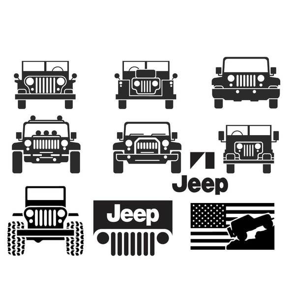 Jeep SVG Bundle, Jeep SVG, Jeep Silhouette, jeep vector bund | Inspire ...