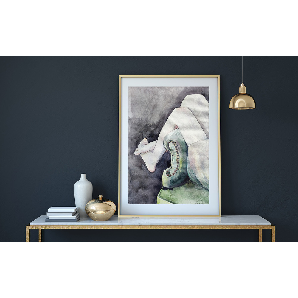 woman's legs waterolor wall art.jpg