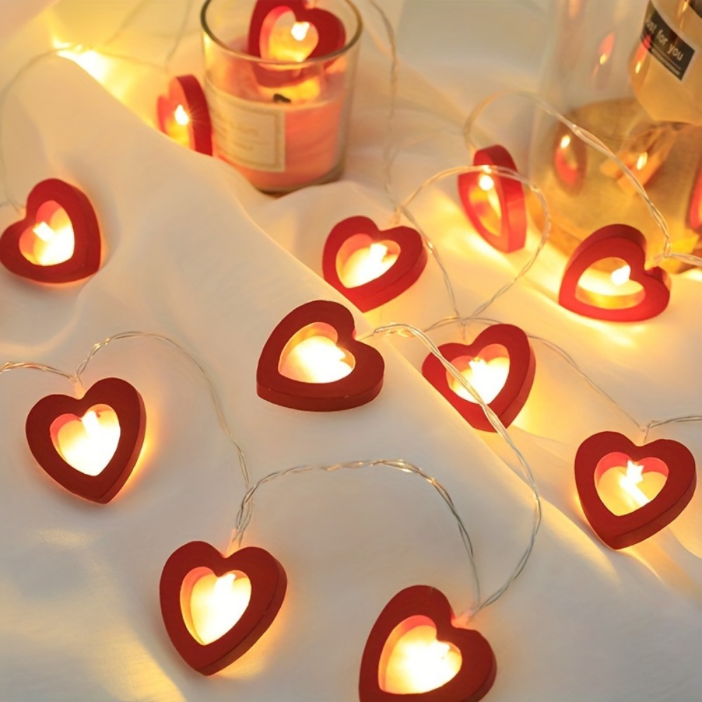 LED Love String Lights for Party, Wedding, Bedroom & Holiday Decoration