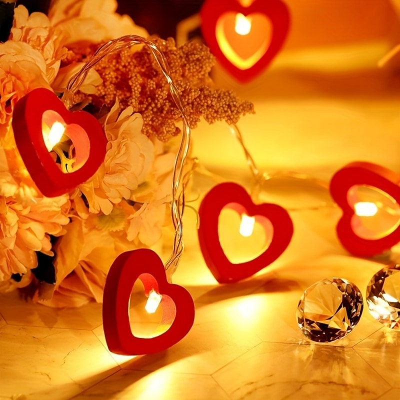 LED Love String Lights for Party, Wedding, Bedroom & Holiday Decoration