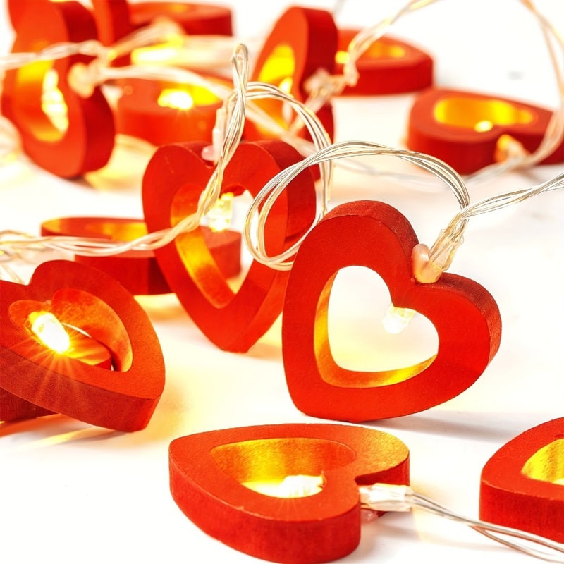 LED Love String Lights for Party, Wedding, Bedroom & Holiday Decoration