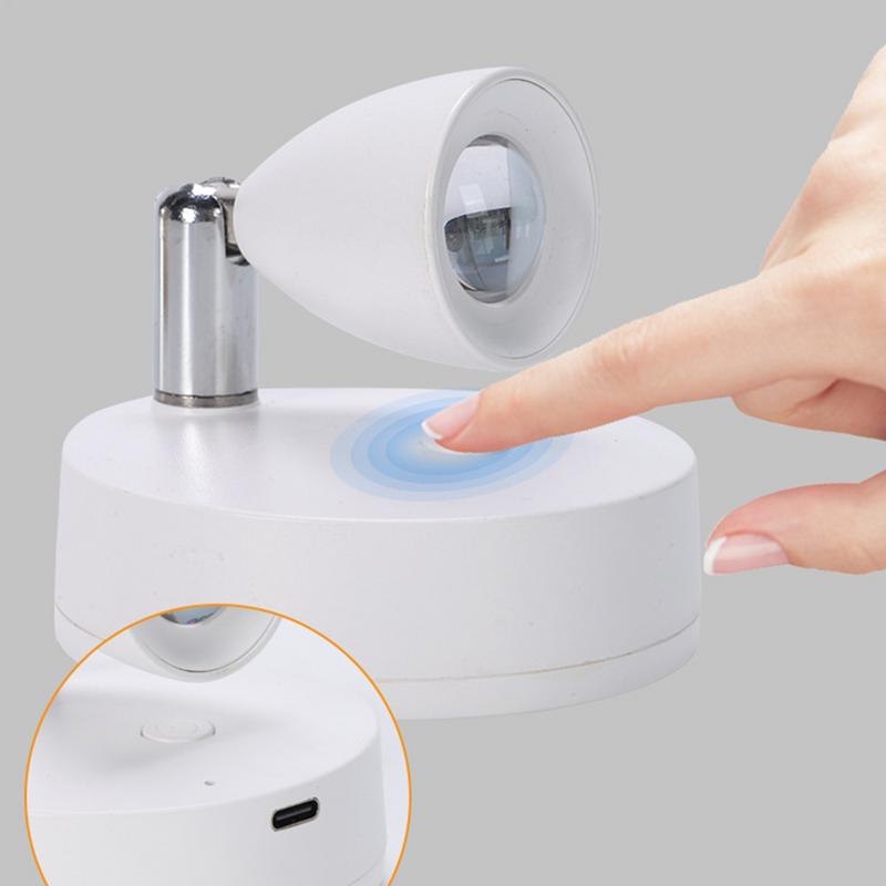 Rechargeable Wireless Uplighting for Plants, Battery-Powered Accent Spotlights, Ambient Lighting with Remote Control