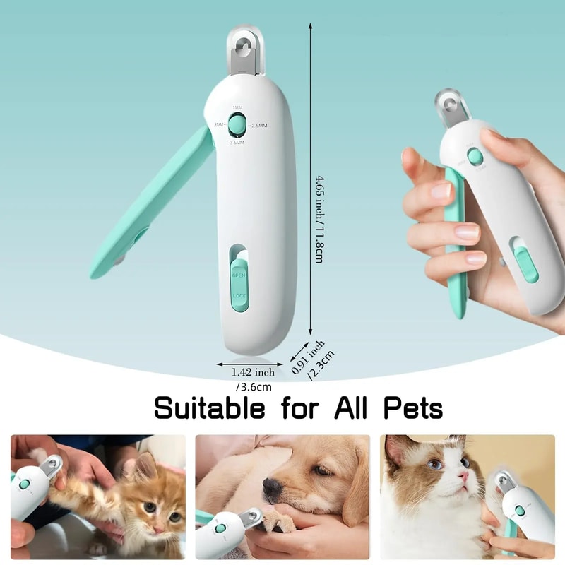 Professional Grooming Tools, Adjustable Hole Nail Clippers for Small to Large Cats and Dogs