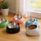 Elevated Cat Bowl, Inclined Dish with Cute Ear Stand, Neck Protection for Cats