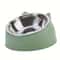 Elevated Cat Bowl, Inclined Dish with Cute Ear Stand, Neck Protection for Cats