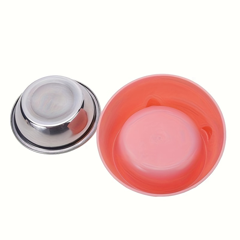 Elevated Cat Bowl, Inclined Dish with Cute Ear Stand, Neck Protection for Cats