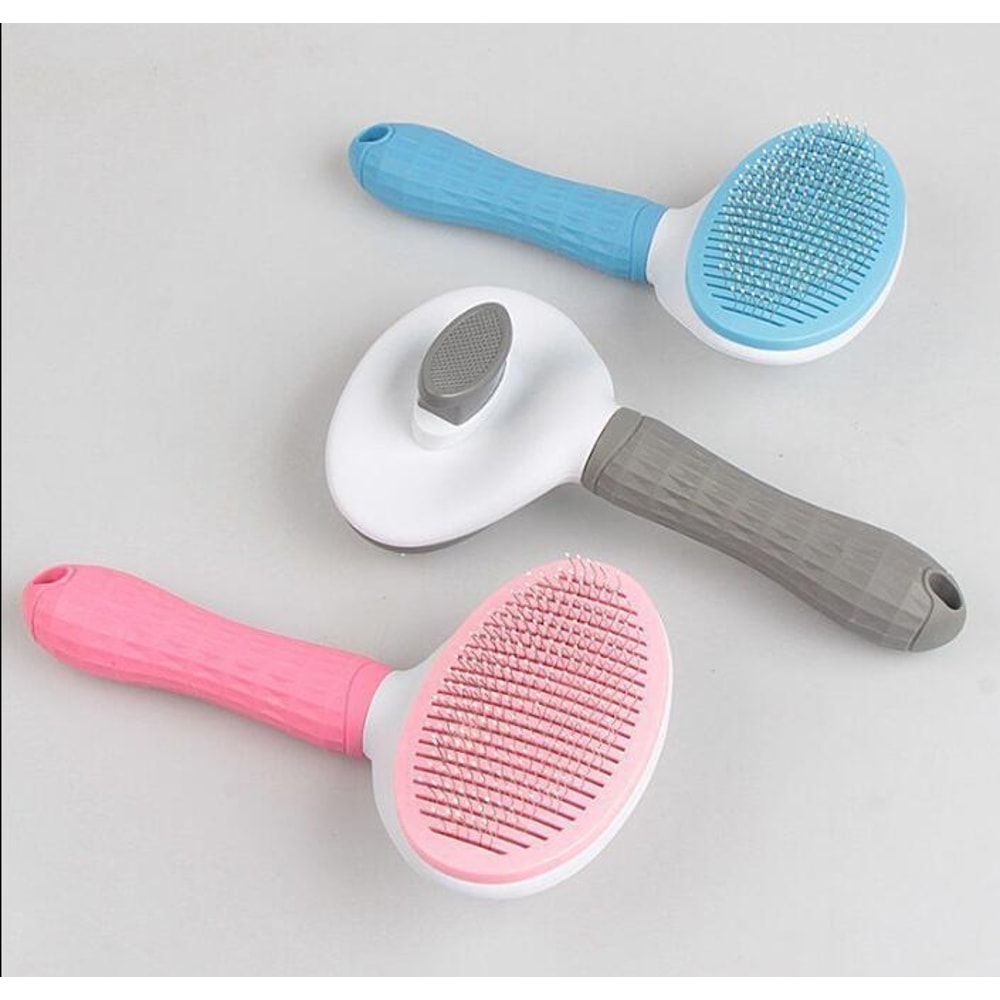 Stainless Steel Pet Dog Hair Brush, Cat Comb Grooming Tool for Long Hair, Cleaning Pets Care Accessories