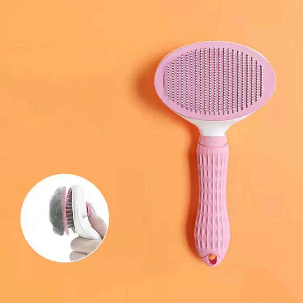 Stainless Steel Pet Dog Hair Brush, Cat Comb Grooming Tool for Long Hair, Cleaning Pets Care Accessories