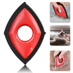 reusable modes pet hair detailer comb, dog cat hair remover for carpets, sofas, cloth, and car seats